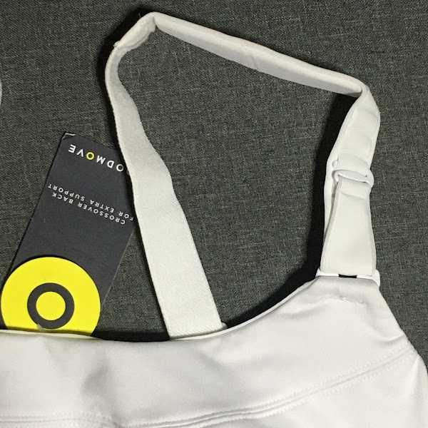 НОВИЙ спортивний бюстгальтер M&S EXTRA HIGH РОЗМІР 80F Білий