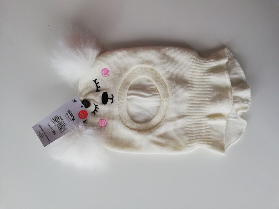 Czapeczka komin dla dziewczynki