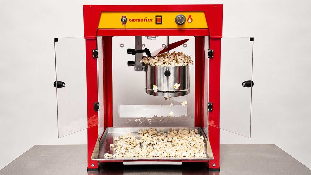 Maszyna do popcornu PROFESJONALNA | Made in Poland | Sprawdzony hit od lat | Certyfikat CE