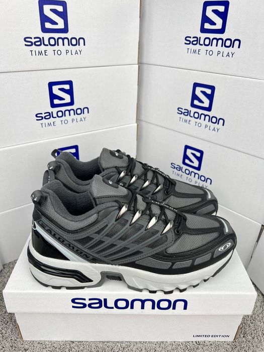 РОЗПРОДАЖ‼️Salomon ACS Pro GTX Grey Black White , кросівки саломон