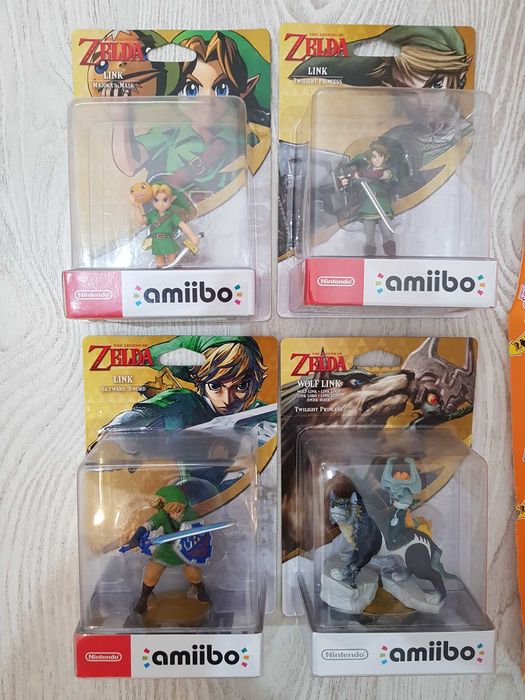 Coleção de amiibos selados