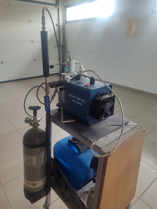 Compressor + Botija  carabina ar PCP