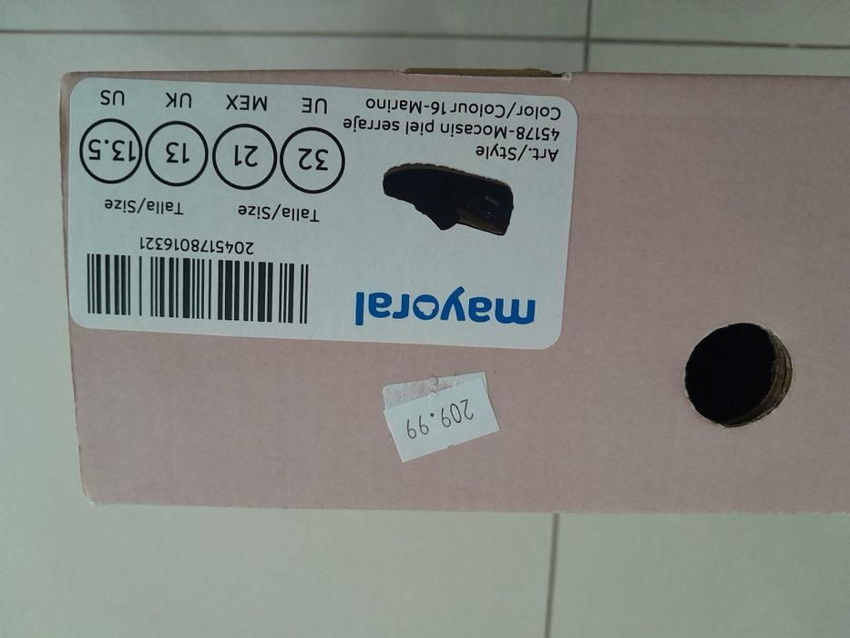 Buty mayoral 32 granatowe skorzane