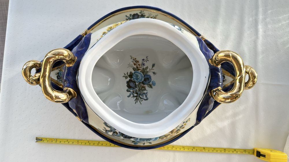 Sopeira/terrina pintada à mão