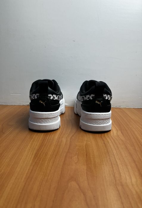 Кроссовки Puma Mayze Wild размер 38 оригинал высокие чёрные кожа пума