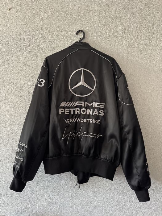 Jaqueta Bomber de Corrida Estilo Satin