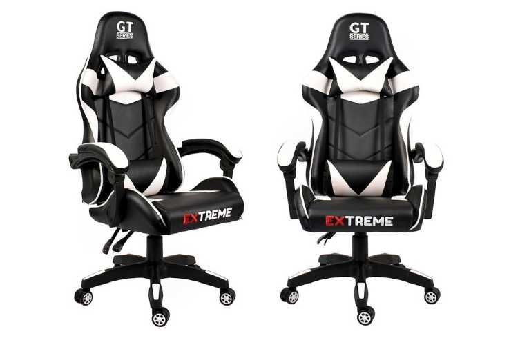 Fotel Gamingowy Gracza Extreme GT White/Black