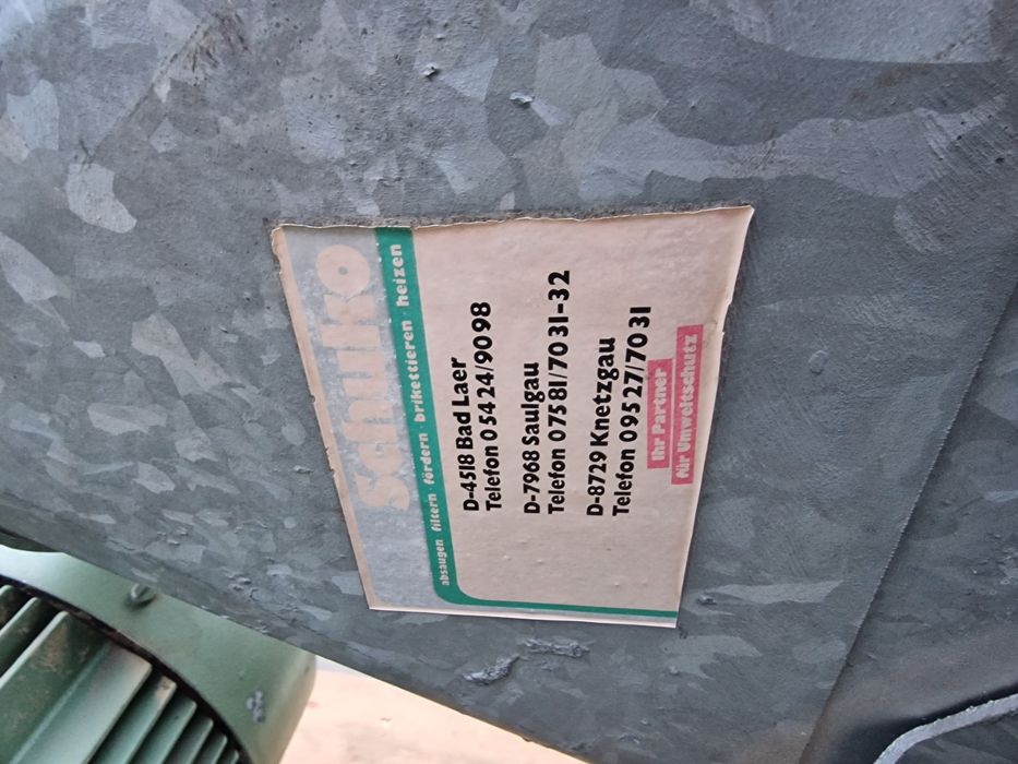 Dmuchawa Wentylator do trocin Schuko 5.5kw Nestro odciąg