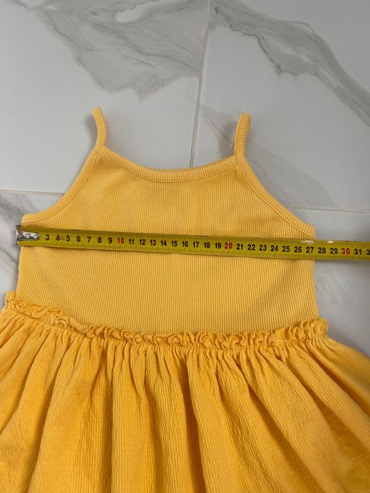 Літнє плаття платтячко сукня сарафан 5-6 р 110-116 р жовте платье