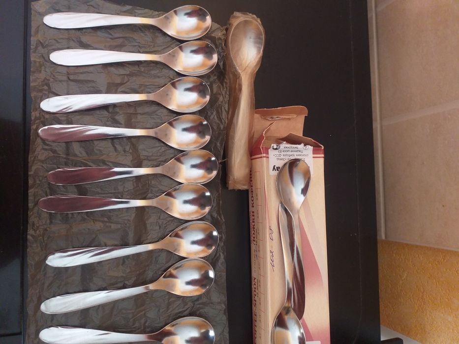 Продам кофейные ложки с нерж,уп 24штАкция