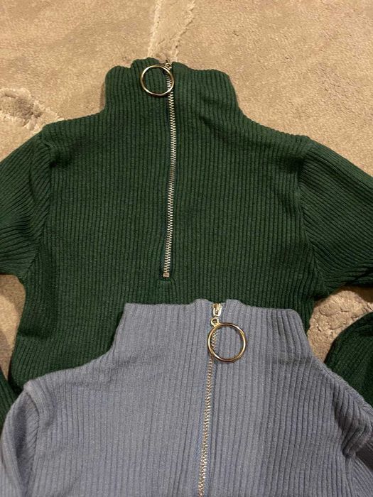 гольф жіночий на змійці зелений та блакитний