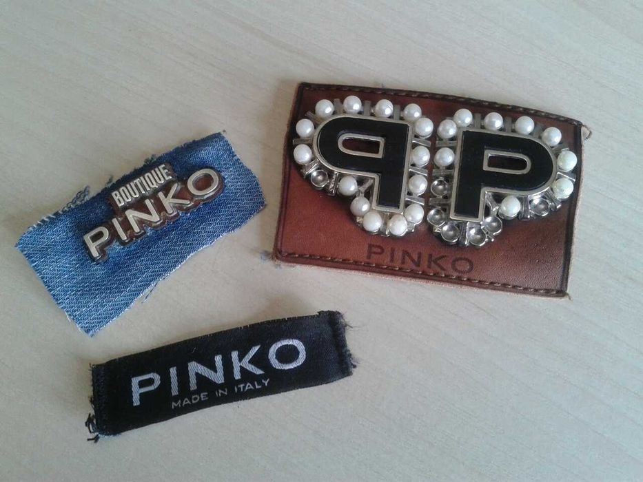 DSQUARED2, PINKO,-лейбл/ярлык, кожа.