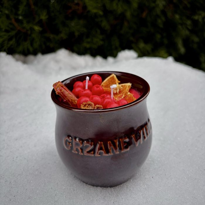 Świeca sojowa grzaniec