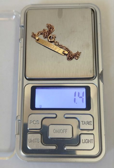Pulseira de Criança em Ouro de 9 Kilates
