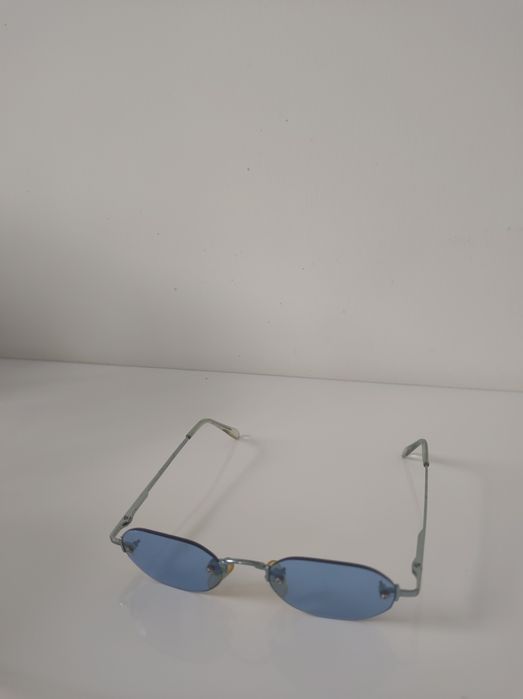Vision Express błękitne srebrne męskie/unisex okulary przeciwsłoneczne