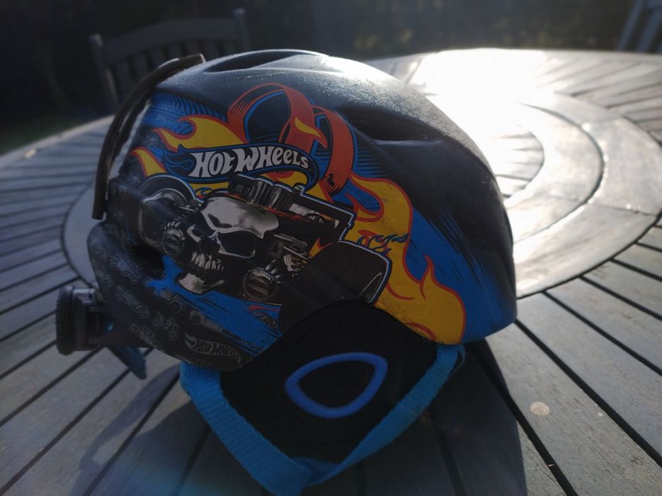 Kask narciarski snowboardowy dziecięcy Hot Wheels rozm. M 54-58cm