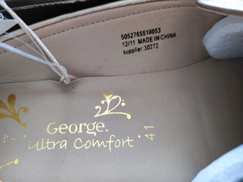 George r41 złote klapki Nowe