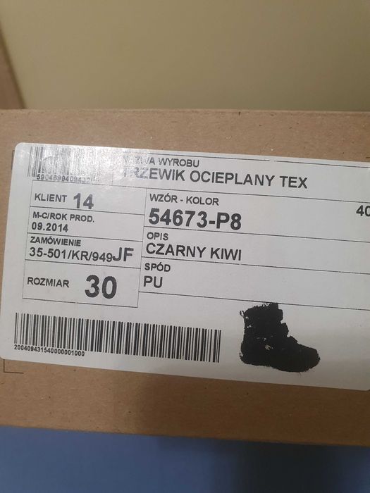 Buty zimowe Bartek