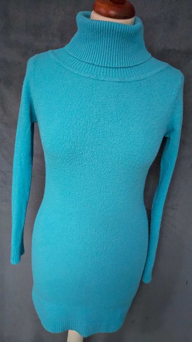 Sukienka golf a la baranek zima zimowy jesienny jesień jesienna