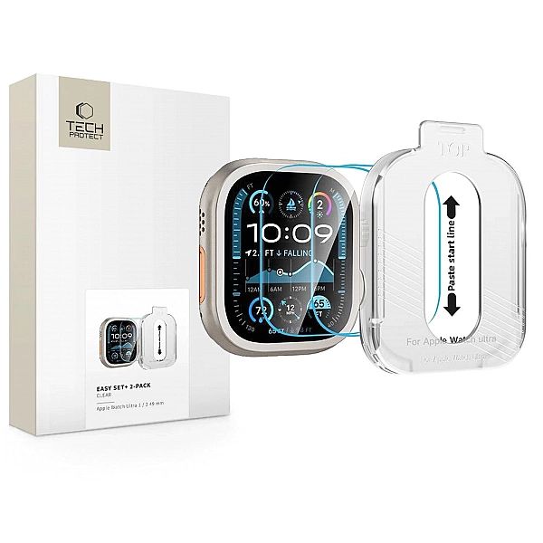 Szkło hartowane Tech-Protect Easy Set+ 2-pack na Apple Watch Ultra 1 /