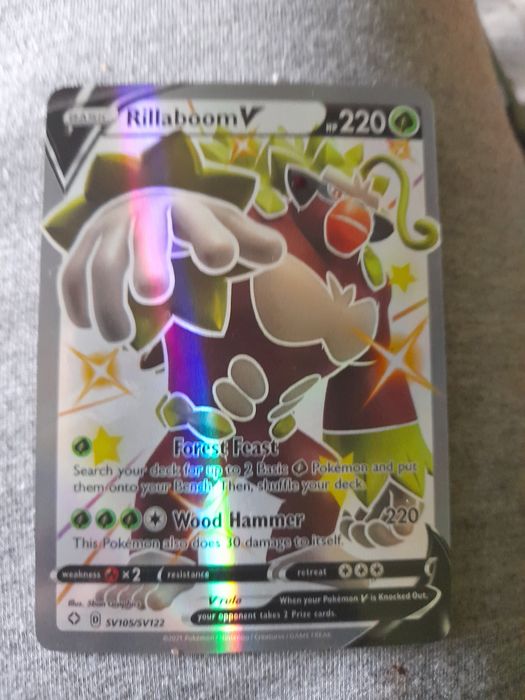 Karta Pokemon "Raillaboom V"