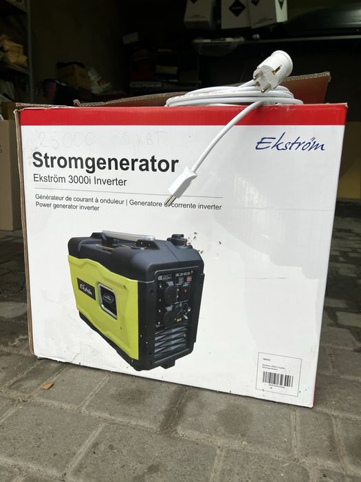 Інверторний генератор Ekström 3000i stromgenerator inverter 3 кВт