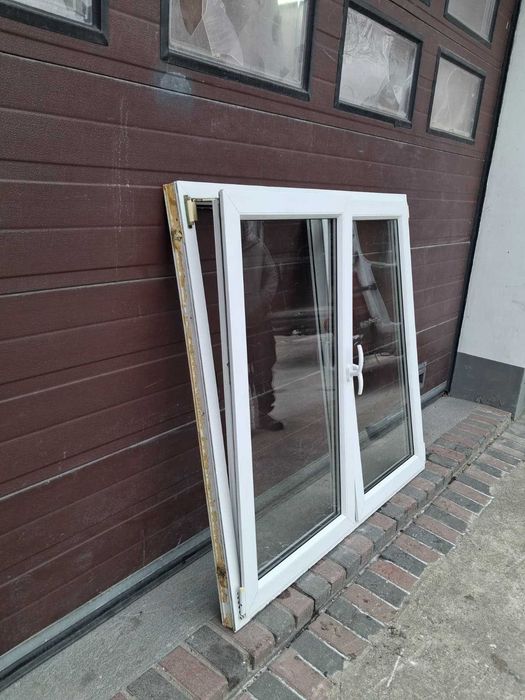 Okno 146x143 okna dwuskrzydłowe  pcv okna DOWÓZ CAŁY KRAJ