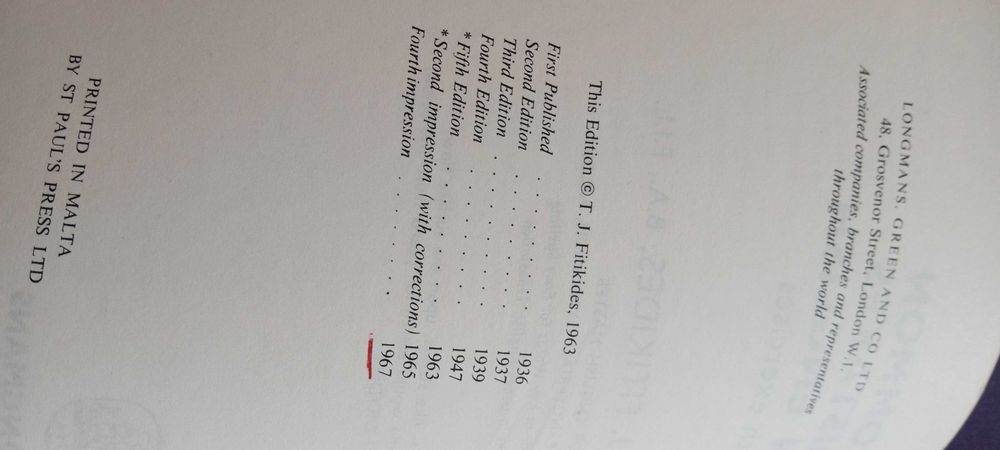 Common Mistakes in English, T.J. Fitikides, 1967