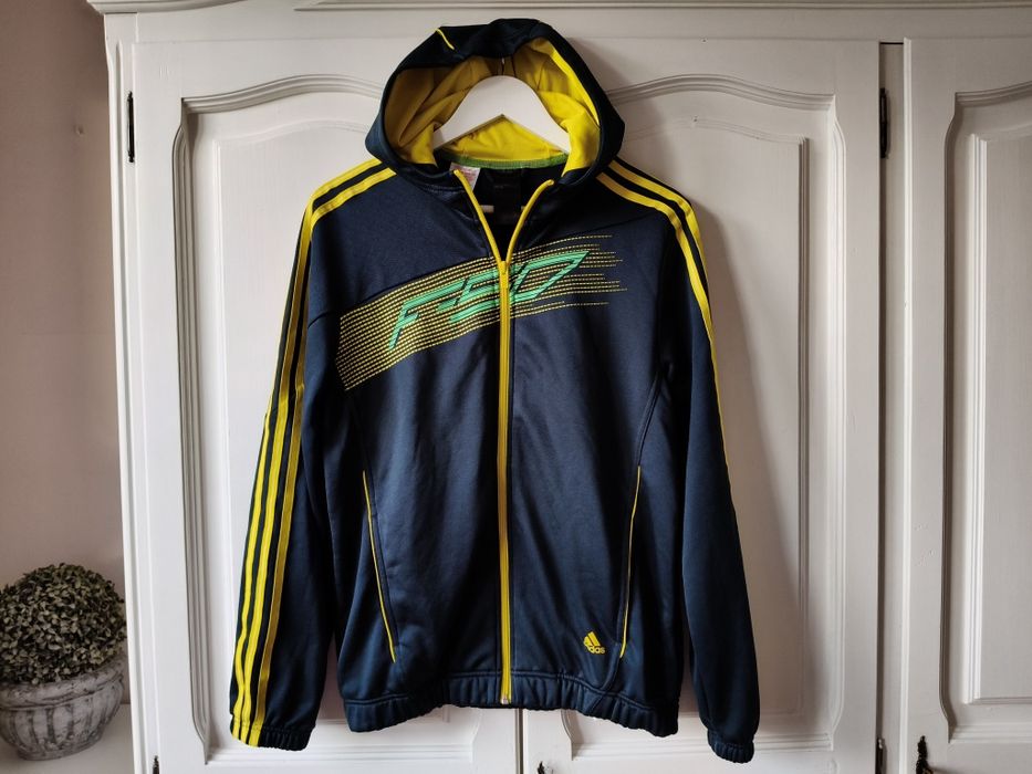 Bluza z kapturem, rozpinana: Adidas F50 - rozm.M