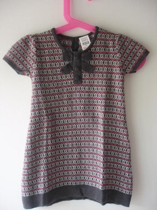 Vestido de malha Zara (Tm 9-12)