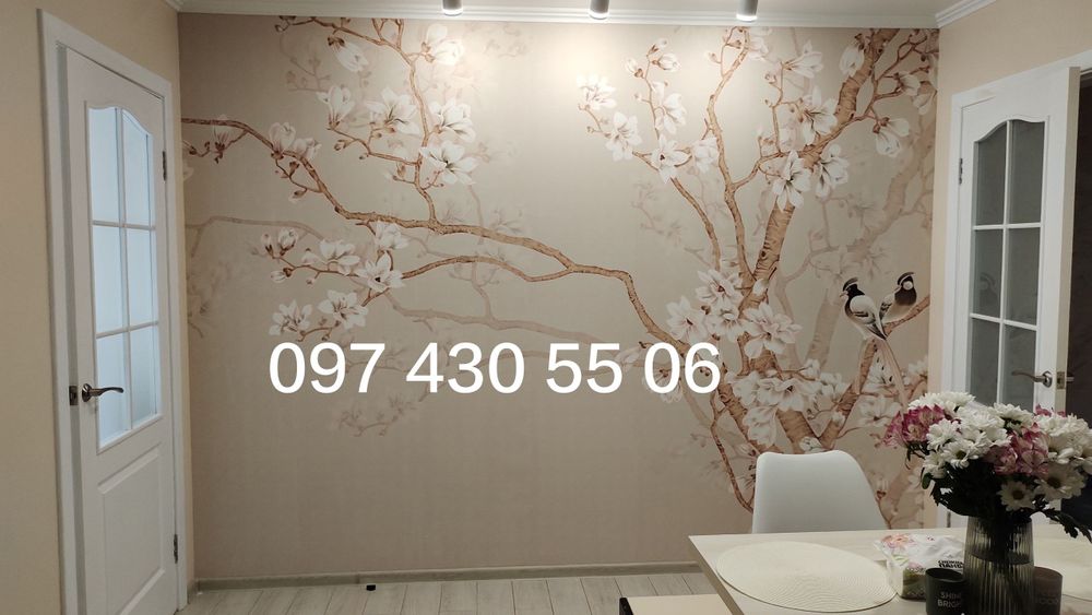 Поклейка обоев.Качество