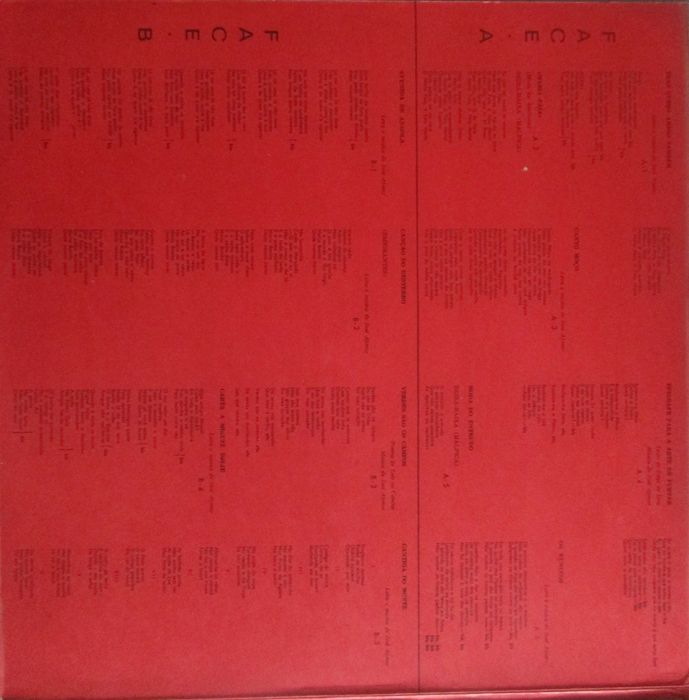 José Afonso	- - - - -		Traz Outro Amigo Também	- - - - -	LP