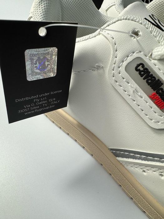 Nowe sneakersy damskie CAVALLI CLASS SPORT białe 36