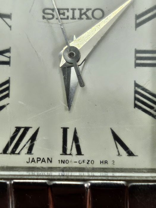 Seiko Classic Tank SWR083P1 Made in Japan rewizja 1N01B stan oryginalny