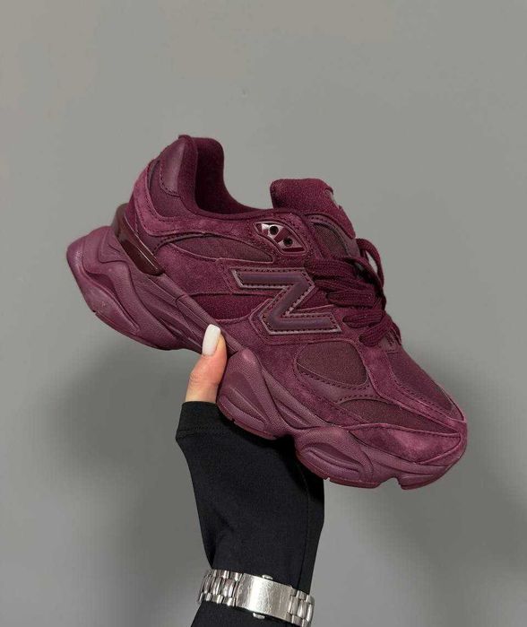 !SALE! New Balance 9060 Dark Cherry Premium 36 37 38 39 40 41 бордові