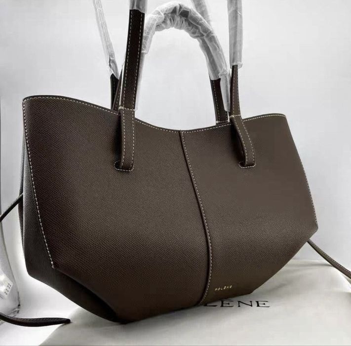 Жіноча шкіряна сумка шопер полене Polene Cyme