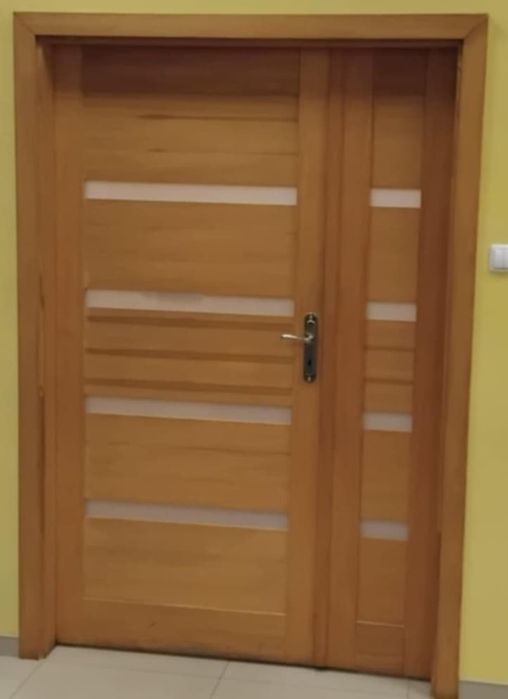Drzwi wewnętrzne drewniane 120 i 90