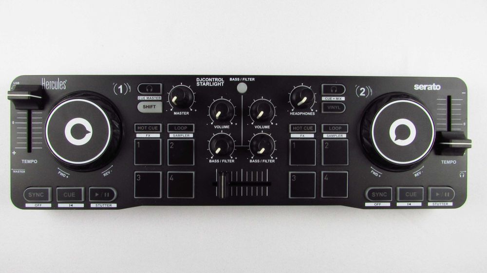HERCULES DJCONTROL Starlight Konsola Mikster Kontroler DJ + Słuchawki