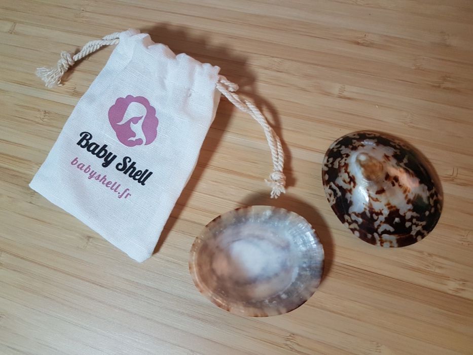 Conchas naturais (Protetores de mamilo)
