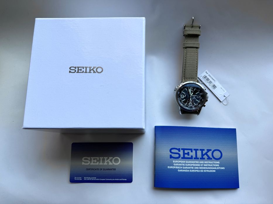 Seiko SSC293P1 – Solar Chronograph