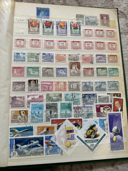 Znaczki klaser komplet