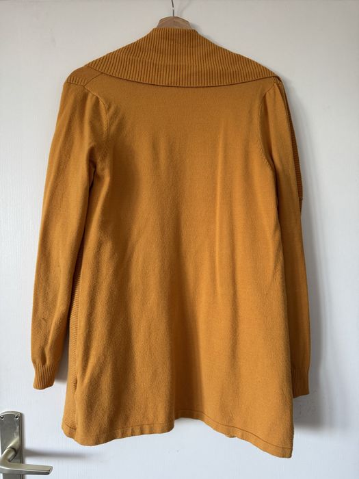 Pomarańczowy kardigan Orsay