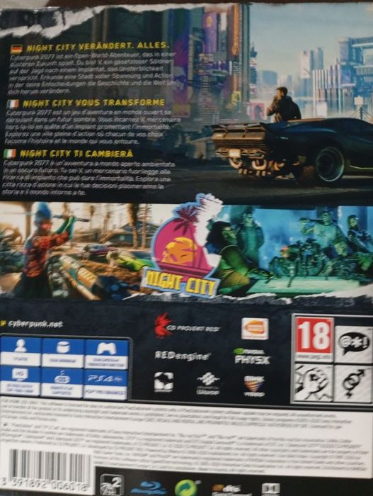 Cyberpunk 2077 itens de coleção PS4