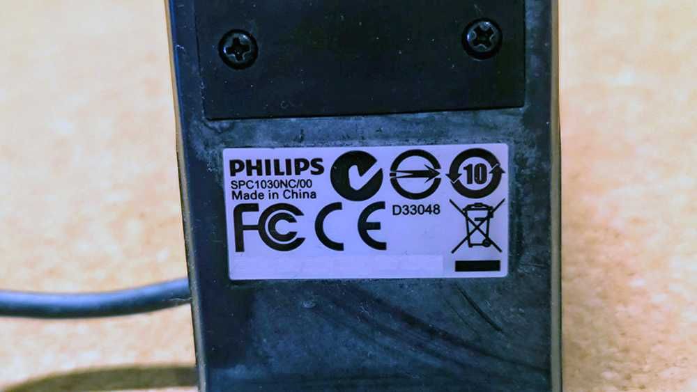 Webcam Philips Notebook SPC1030NC/00446748450578780162