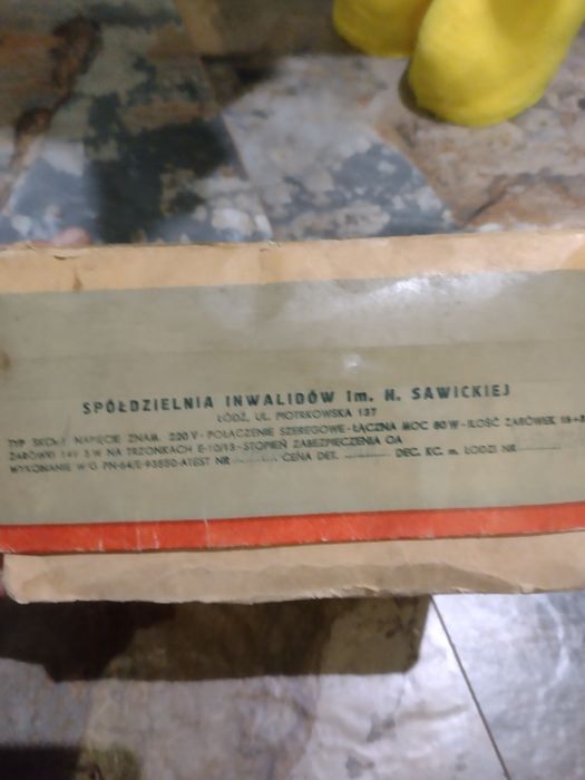 Lampki choinkowe PRL