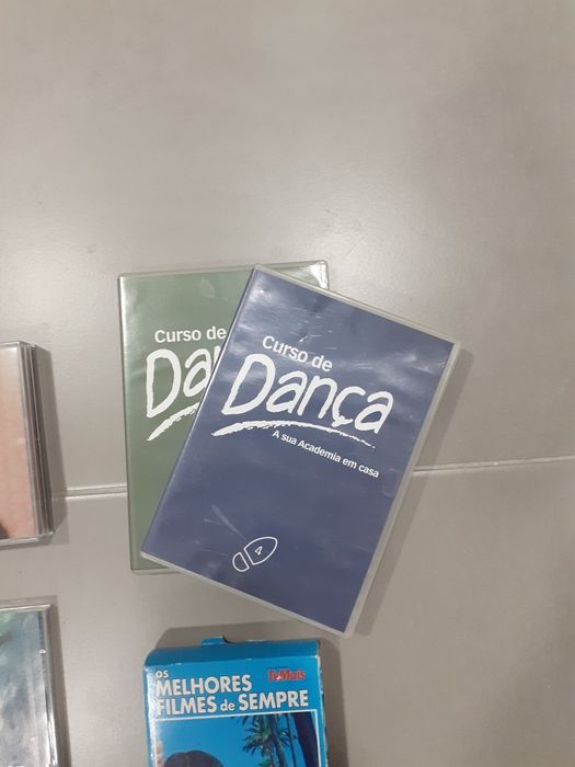 Cds/dvds/VHS : conj 15 peças