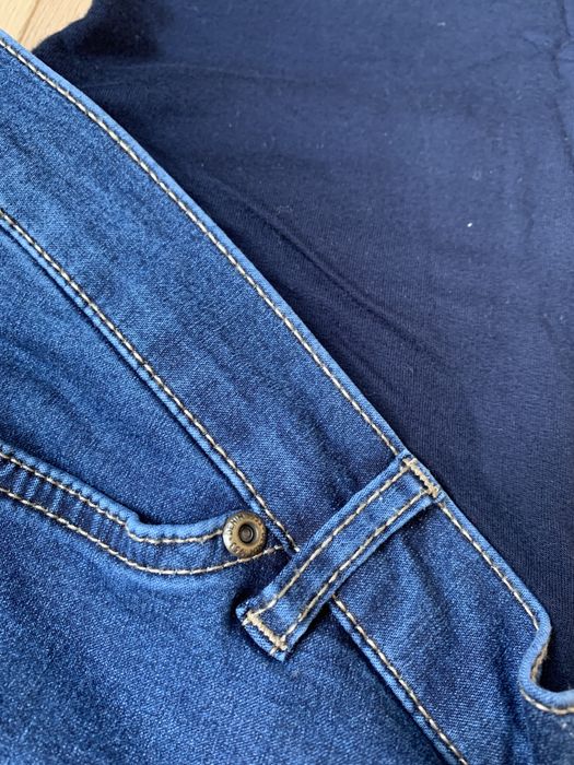 Spodnie jeansy ciążowe, denim, 36