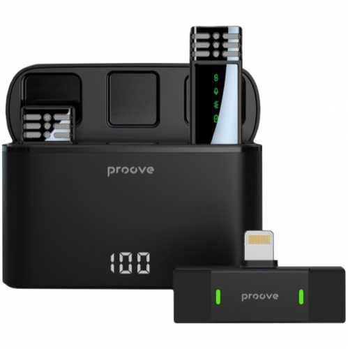 Навушники Proove Record Wireless Microphone Lightning