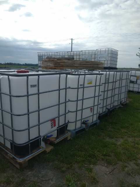 Zbiornik 1000l na paletach mauzer transport