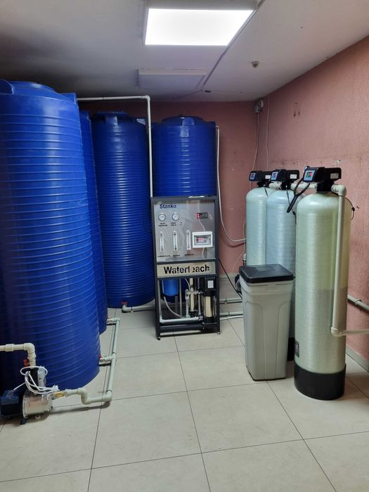 Осмос для бізнесу та виробництва до 6000 л\год. Системи очищення води.